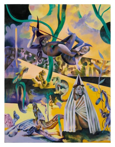 View full screen - View 1 of Lot 232. The Moon Blows Green.