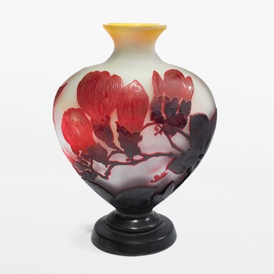 View full screen - View 1 of Lot 23. "Magnolia" Vase.