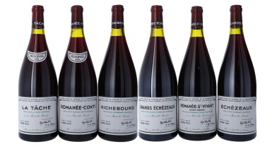 View full screen - View 1 of Lot 7. DRC Magnum Assortment Case 2001 Domaine de la Romanée-Conti (6 MAG).