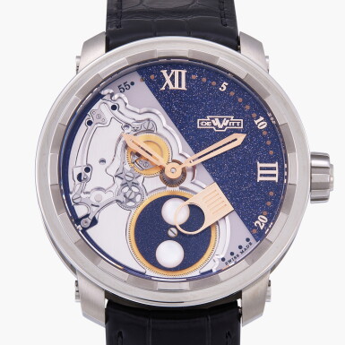 View full screen - View 1 of Lot 372. Twenty-8-Eight Full Moon, Reference T8.FM.001 | A titanium wristwatch with mother-of-pearl half-sphere moon phases indicator | Circa 2014.