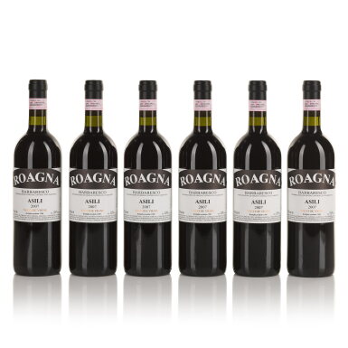 View full screen - View 1 of Lot 399. Barbaresco Asili Vecchie Vigne 2007 Roagna (6 BT).