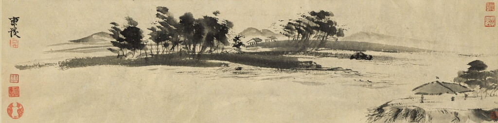View full screen - View 1 of Lot 2548. WU DONGFA 吳東發 | LANDSCAPE AFTER CHEN CHUN 墨筆山水.