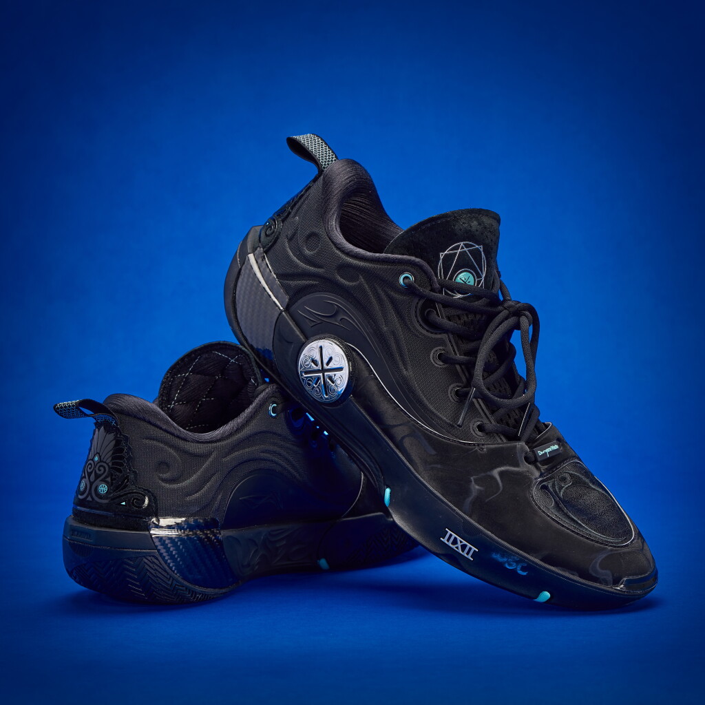 View full screen - View 1 of Lot 41. Stephen Curry 2025-2026 Warm Up and Game Worn Inscribed Li-Ning Way of Wade 12 'Obsidian' | Double-Double.