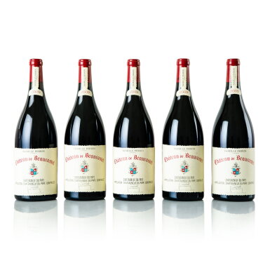 View full screen - View 1 of Lot 328. Château de Beaucastel Rouge 2009 (5 MAG).