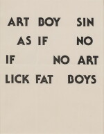 Untitled (Art Boy Sin)