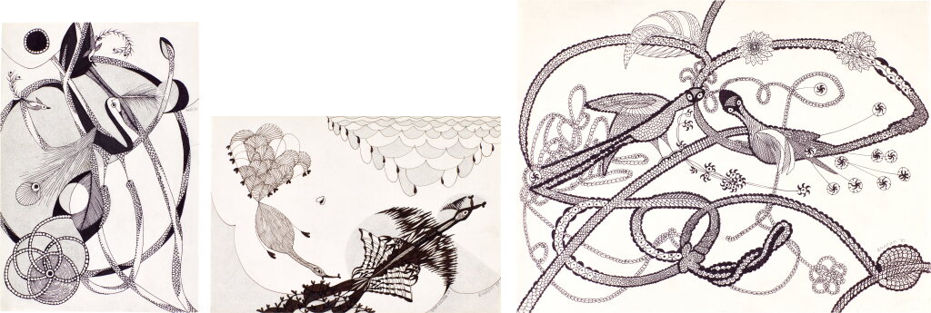 View full screen - View 1 of Lot 79. Untitled (Trio of Drawings).