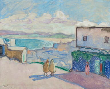 View full screen - View 1 of Lot 25. Café dans la Kasbah (Tanger).