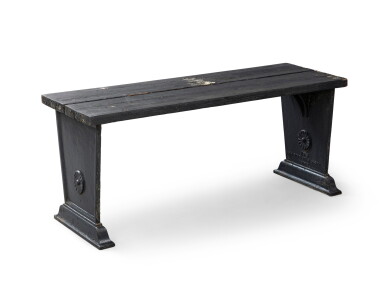 View full screen - View 1 of Lot 2129. Attributed to Folke Bensow (1886 - 1971), Two benches, Sweden, circa 1920-1925 | Attribué à Folke Bensow (1886 - 1971), Deux bancs, Suède, vers 1920-1925.