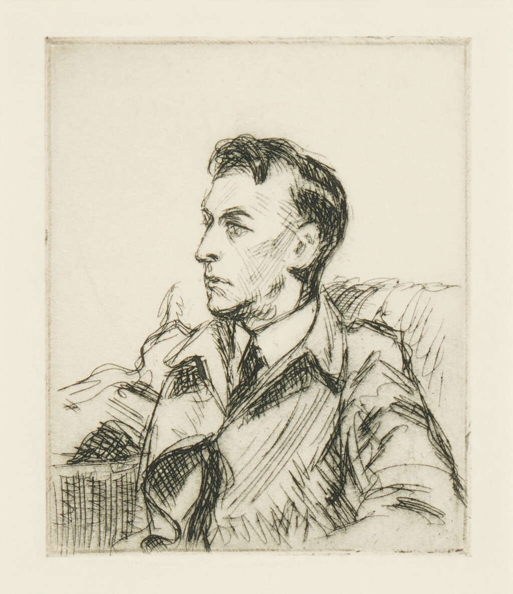 View full screen - View 1 of Lot 9. Portrait of William V. Graff (Levin 43; Not in Zigrosser).