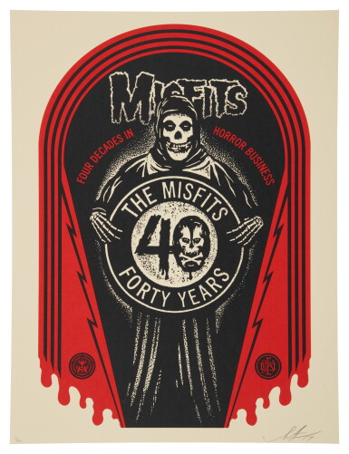 View full screen - View 1 of Lot 69. MISFITS 40TH GRAVE.