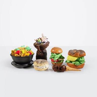 View full screen - View 1 of Lot 155. Group of Six Sculptures.