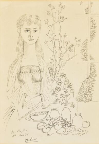 View full screen - View 1 of Lot 67. DANIEL O'NEILL | FIGURE SKETCH.