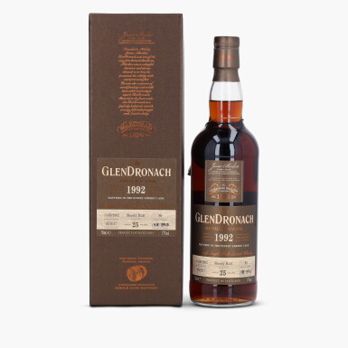 View full screen - View 1 of Lot 2063. The Glendronach Single Cask 25 Year Old #89 57.0 abv 1992 (1 Bottle 70cl).