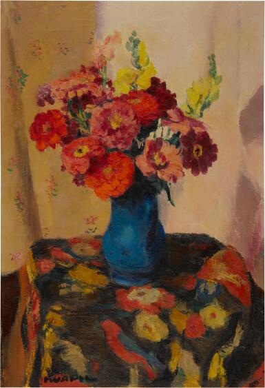 View full screen - View 1 of Lot 631. Vase de fleurs.