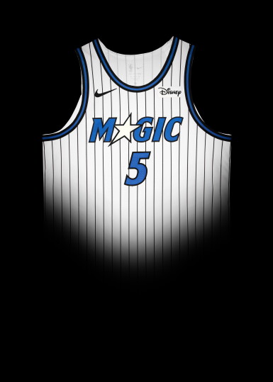 View full screen - View 1 of Lot 14. Paolo Banchero Orlando Magic 2025-2026 Game Worn Association Edition Jersey | Double-Double.
