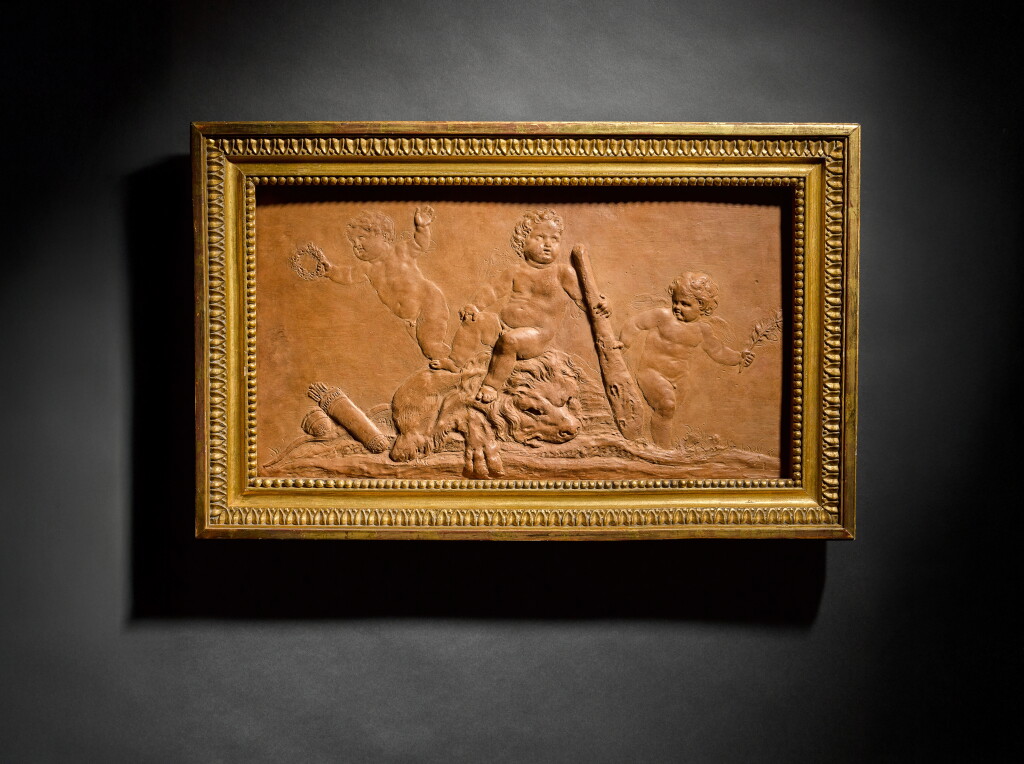 View full screen - View 1 of Lot 347. Relief with Love Triumphing over Strength.