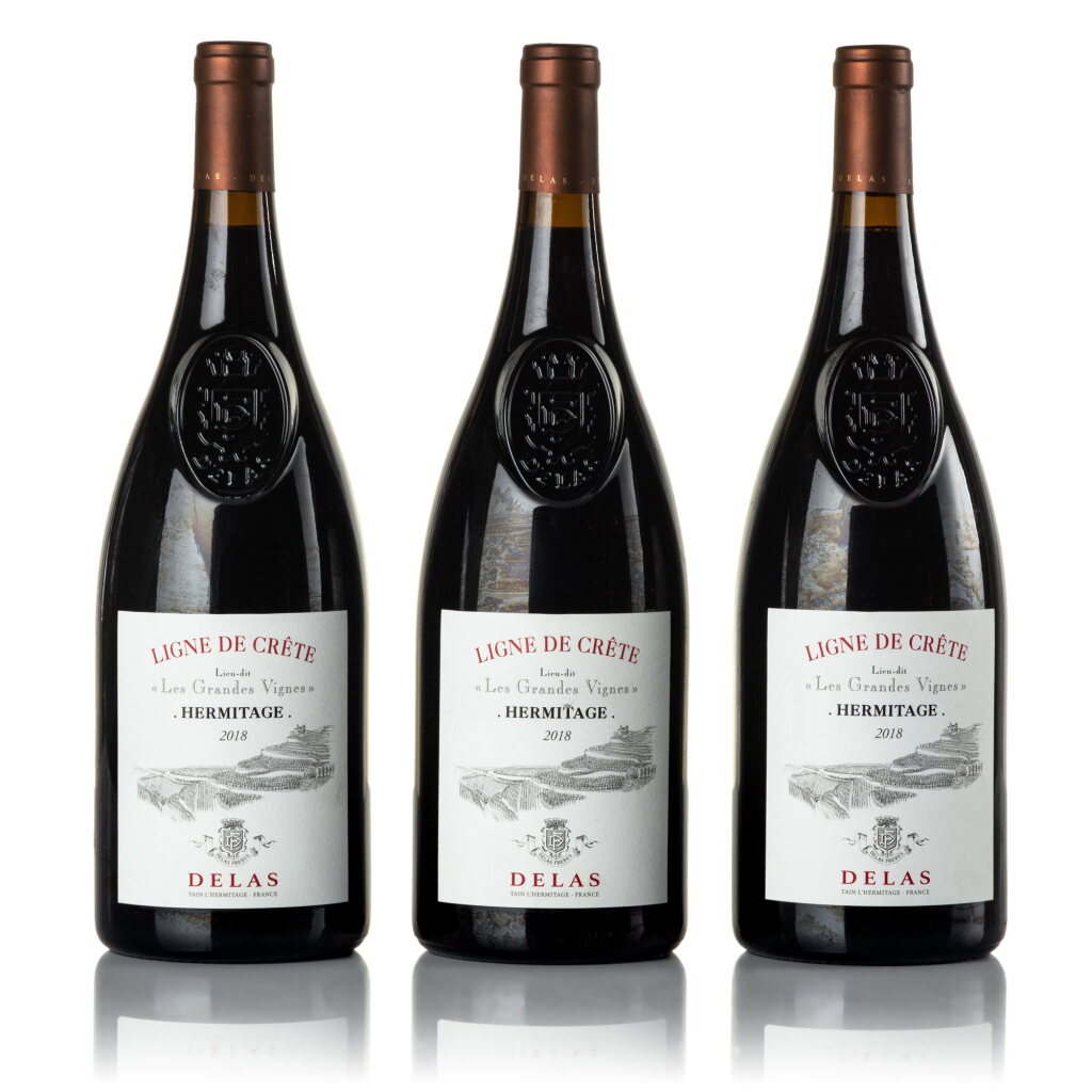 View full screen - View 1 of Lot 239. Hermitage, Les Bessards 2018 Delas (6 MAG).