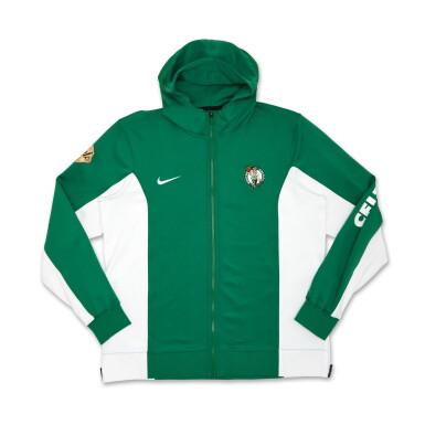 View full screen - View 1 of Lot 28. Al Horford Boston Celtics 2024 NBA Finals Game Worn Warm Up Jacket.