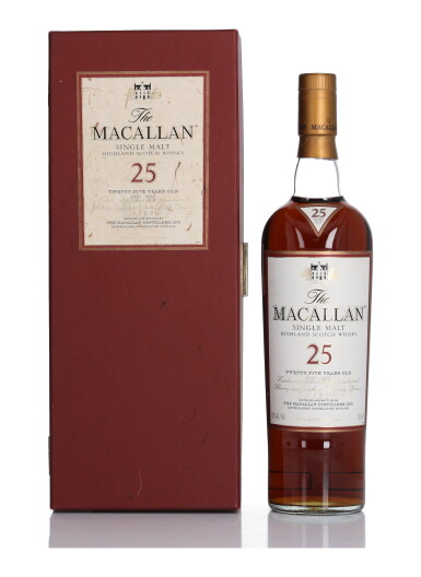 View full screen - View 1 of Lot 3. The Macallan 25 Year Old Sherry Oak 43.0 abv NV (1 Bottle 75cl).