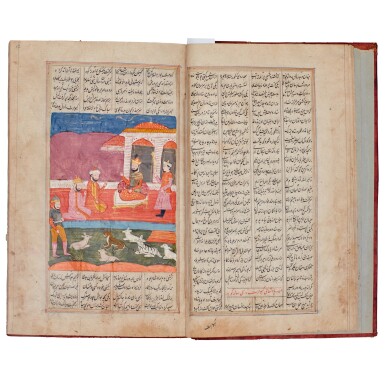 View full screen - View 1 of Lot 165. Abu'l Qasim Firdausi (d.1205 AD), Shahnameh, North India, Kashmir, 18th century.
