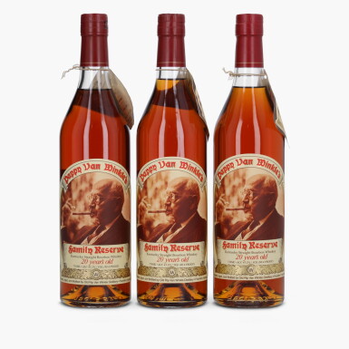 View full screen - View 1 of Lot 2166. Pappy Van Winkle's 20 Year Old Family Reserve 90.4 Proof NV (3 Bottles 75cl).