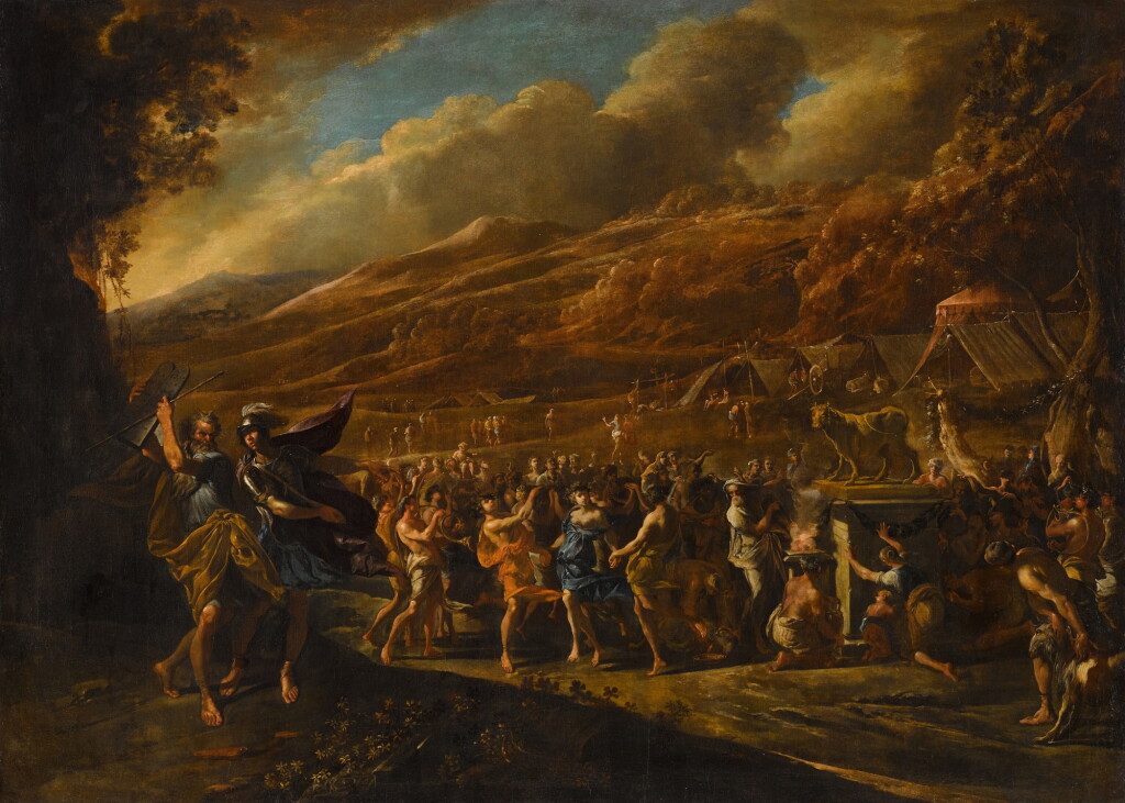 View full screen - View 1 of Lot 658. Moses and the Golden Calf.