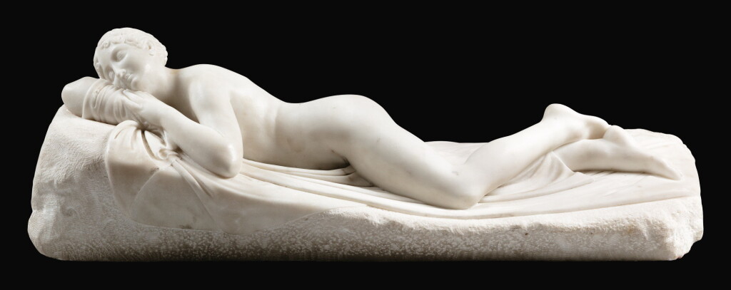 View full screen - View 1 of Lot 105. ITALIAN, 19TH CENTURY | SLEEPING VENUS.