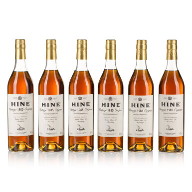 View full screen - View 1 of Lot 596. Cognac Hine, Grande Champagne 1985 (12 BT70).