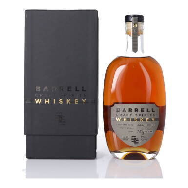 View full screen - View 1 of Lot 174. Barrell Craft Spirits 25 Year Old Cask Strength 111.2 Proof NV (1 BT 75cl).