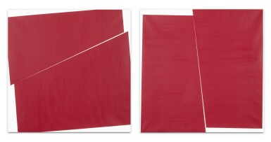 View full screen - View 1 of Lot 72. VERA MOLNÁR | CARRÉ SCINDÉ (DIPTYCH).