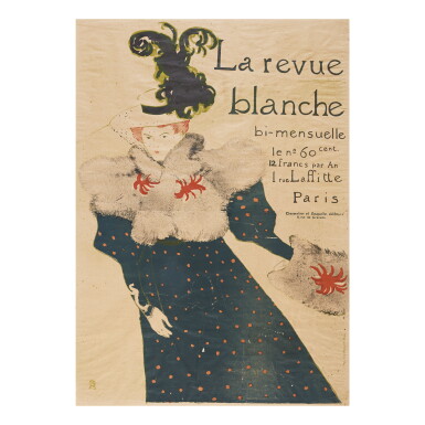 View full screen - View 1 of Lot 165. HENRI DE TOULOUSE-LAUTREC | LA REVUE BLANCHE (D. 355; ADR. 130; W. P16).