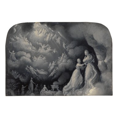 View full screen - View 1 of Lot 20. ATTRIBUTED TO DANIEL MACLISE, R.A. | THE HEAVENLY HOST.