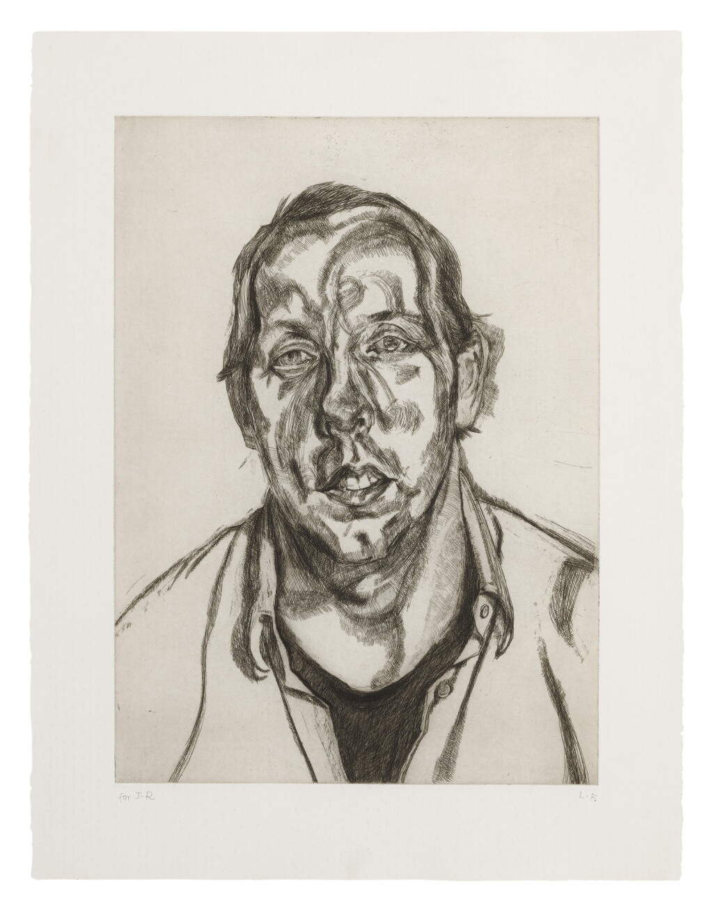 View full screen - View 1 of Lot 65. LUCIAN FREUD | DAVID DAWSON (H. 56; F. 78).