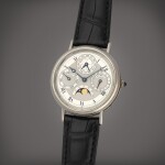Reference 3050 | A white gold perpetual calendar wristwatch with moon phases | Circa 1990