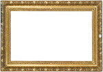 A 17th century Louis XIII carved giltwood frame