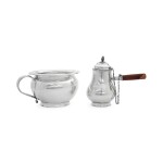 A South American Silver Chocolate Pot and Chamber Pot