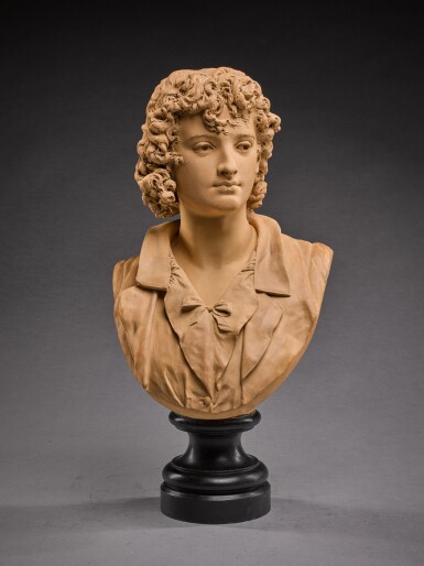 View full screen - View 1 of Lot 379. Buste de Jeune Homme.