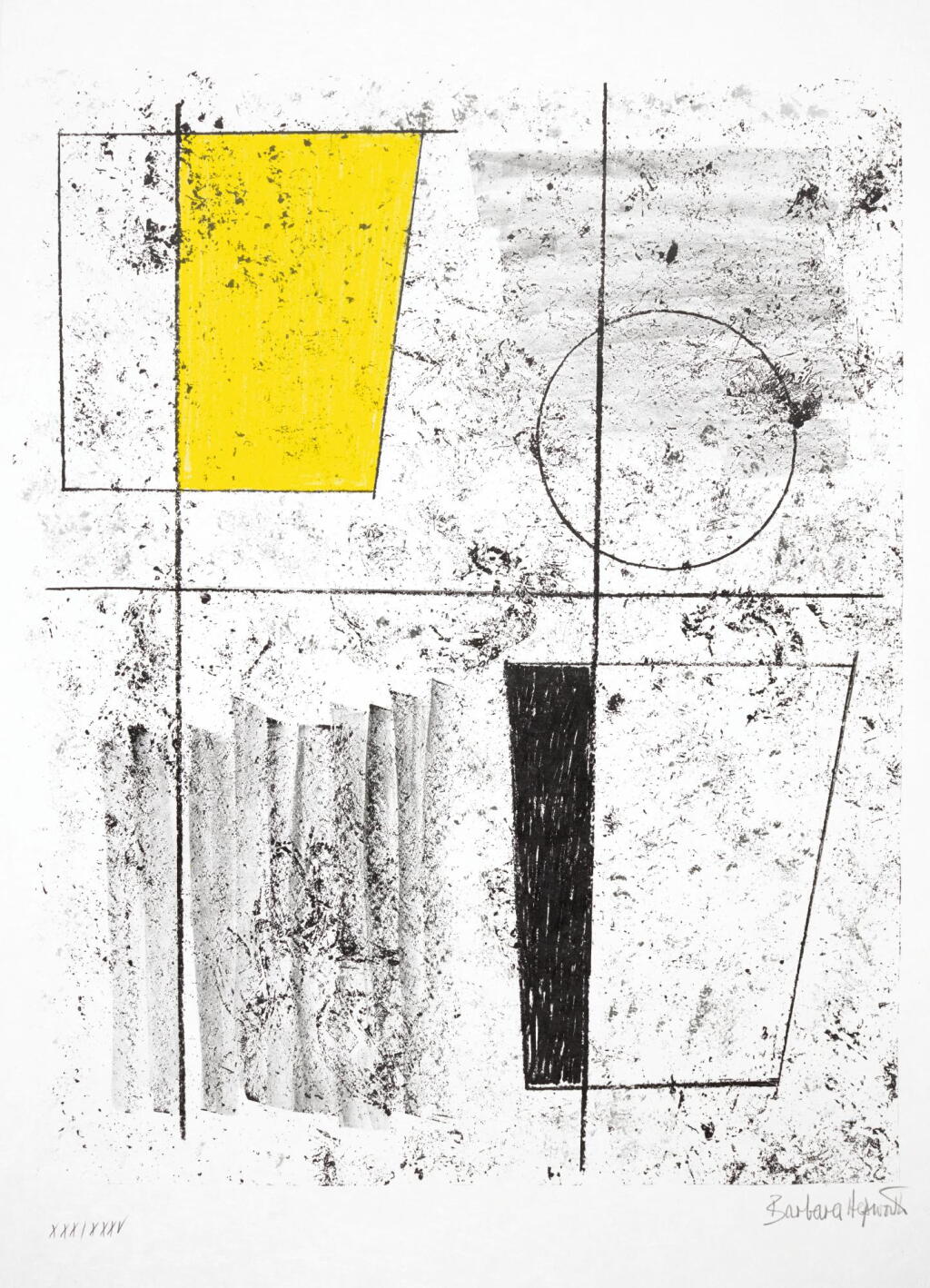 View full screen - View 1 of Lot 209. DAME BARBARA HEPWORTH | THREE FORMS ASSEMBLING.