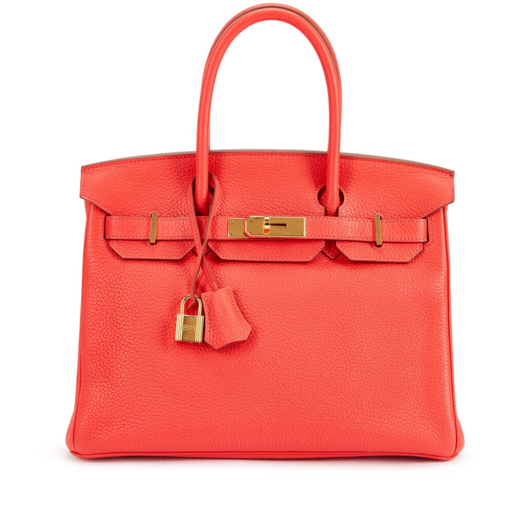 View full screen - View 1 of Lot 3036. Rose Jaipur Togo Birkin 30 Gold Hardware, 2014.