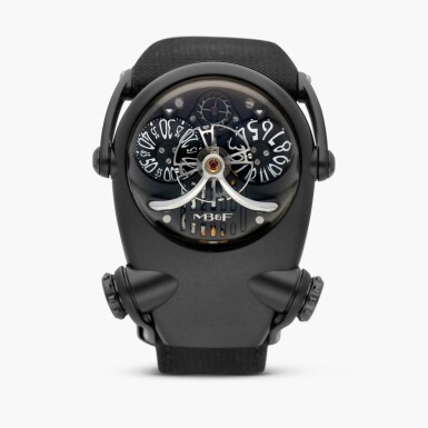 View full screen - View 1 of Lot 2207. Horological Machine N°10 ‘Dark Bulldog’, Reference HM10 | A limited edition PVD-coated stainless steel wristwatch with spherical time display, Circa 2023.
