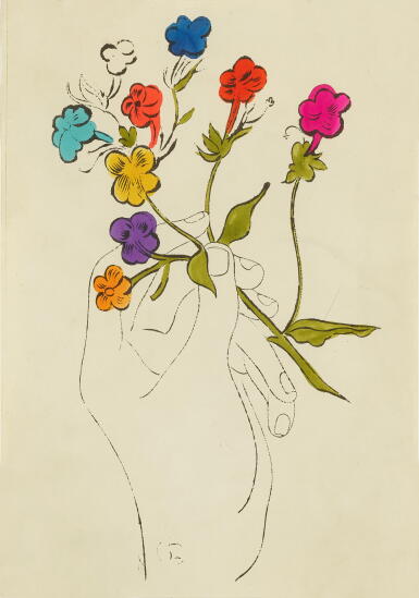 View full screen - View 1 of Lot 236. Hand and Flowers, from A Gold Book.