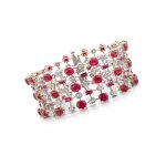 Ruby and Diamond Bracelet | 紅寶石 配 鑽石 手鏈