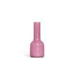 A pink glass bottle vase, Qing dynasty, 18th - 19th century | 清十八至十九世紀 粉紅料香瓶