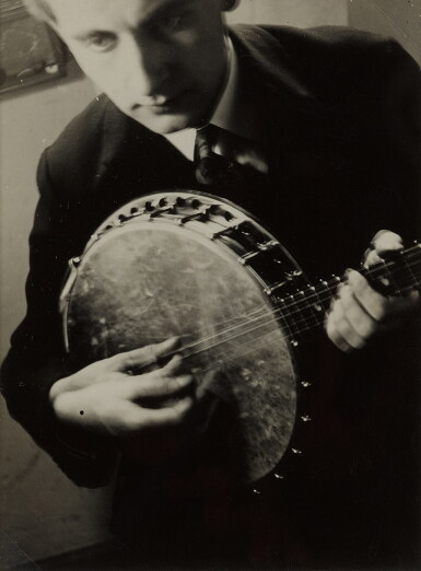 View full screen - View 1 of Lot 9. Clemens Röseler as the Banjo Player in the Bauhaus Band.