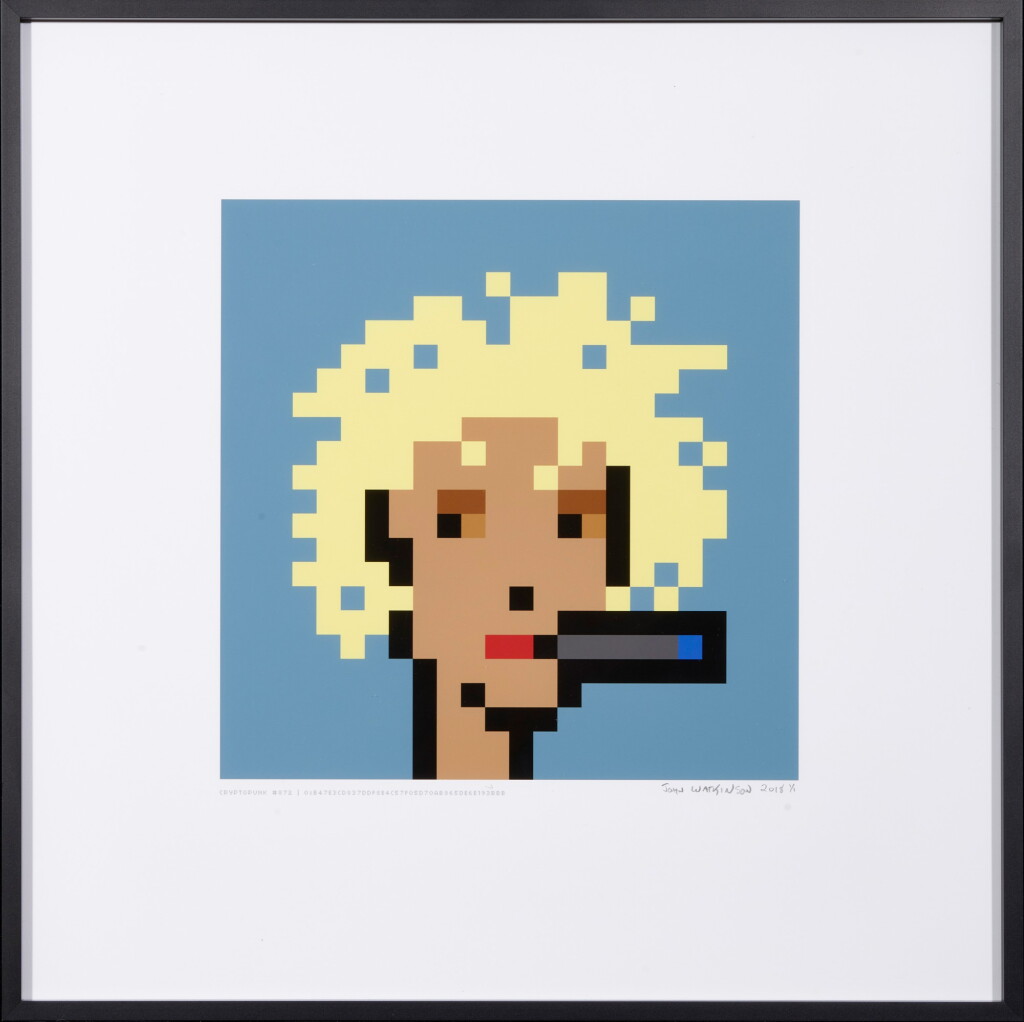View full screen - View 1 of Lot 5002. CryptoPunk #872.