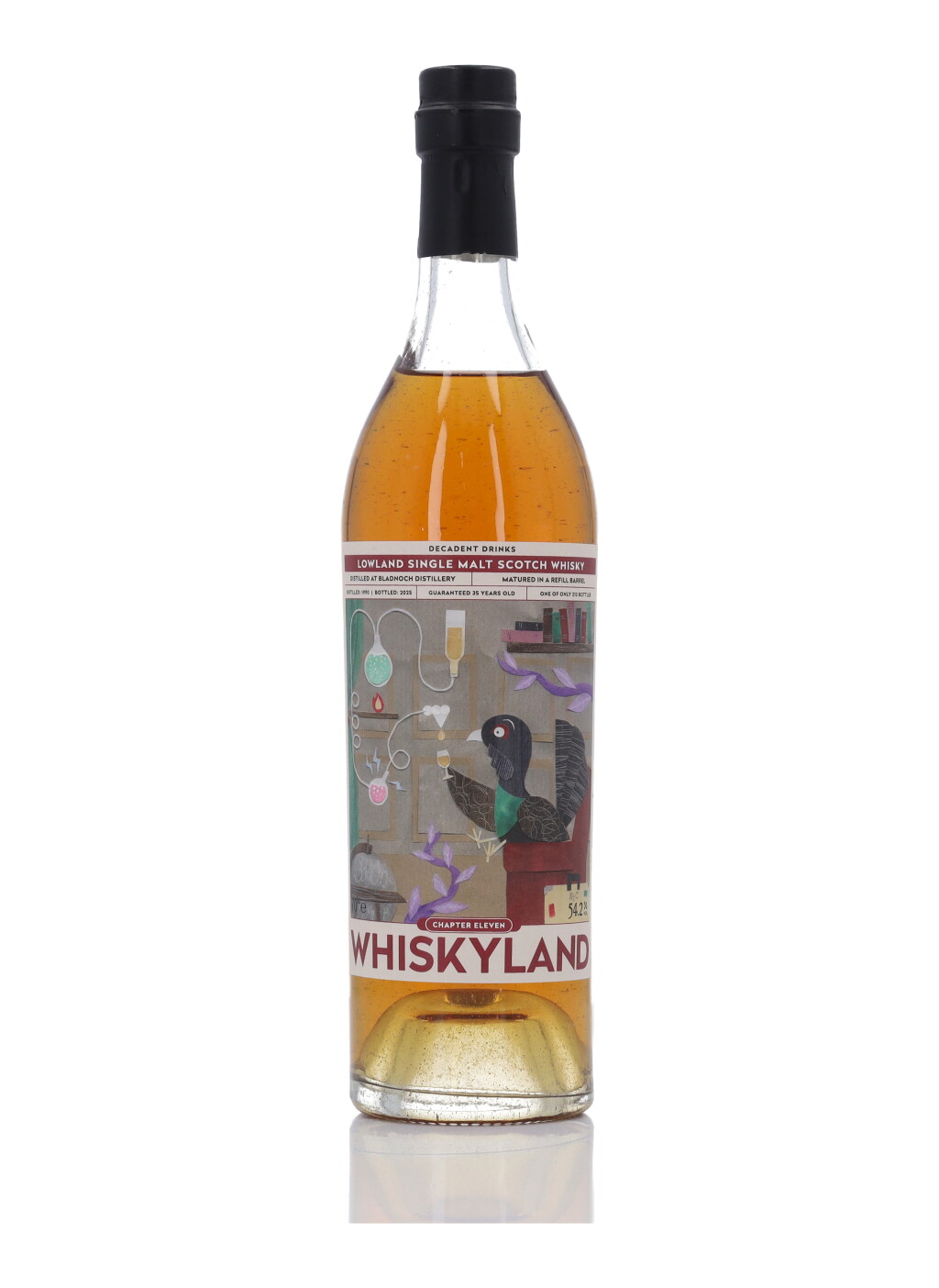 View full screen - View 1 of Lot 124. Bladnoch Decadent Drinks Whiskyland 35 Year Old 54.2 abv 1990 (1 Bottle 70cl).