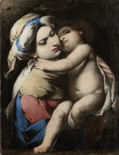 View full screen - View 1 of Lot 43. GIOVANNI BATTISTA SPINELLI | VIRGIN AND CHILD.