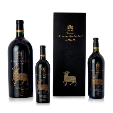 View full screen - View 1 of Lot 6551. Château Mouton Rothschild 2000 (6 MAG).