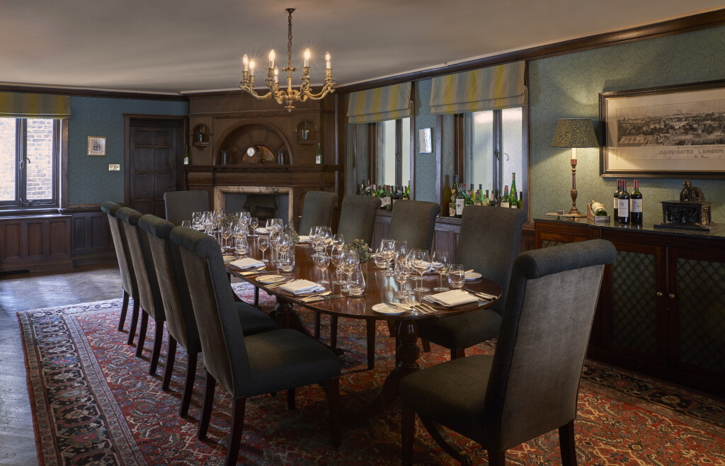 View full screen - View 1 of Lot 9. Private Dinner in the General Office Dining Room at Berry Bros. & Rudd, hosted by Lizzy Rudd.