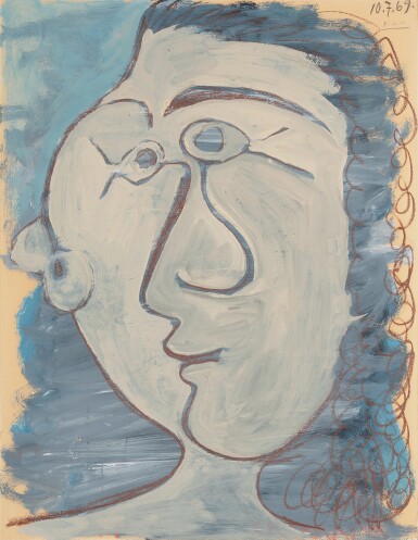 View full screen - View 1 of Lot 53. Tête de femme.